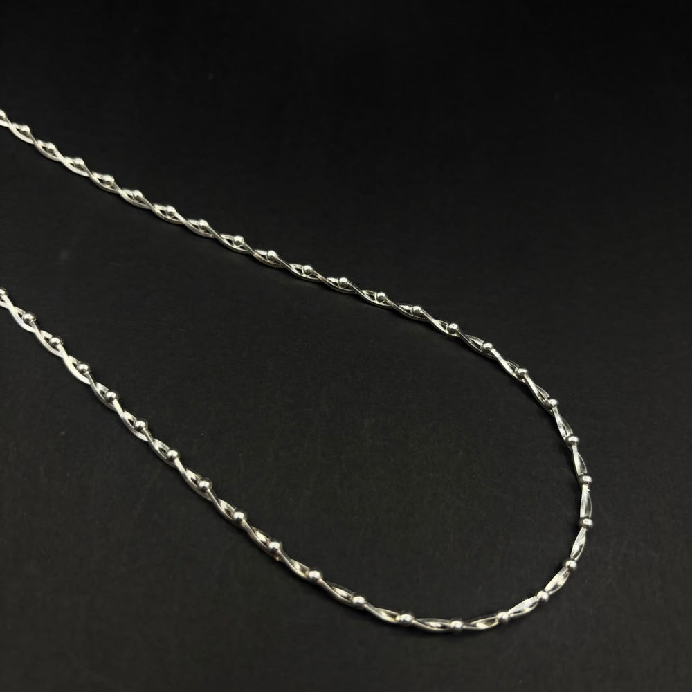 Cadena Rústica Andina · Plata 925, 45 cm · 3,1 mm