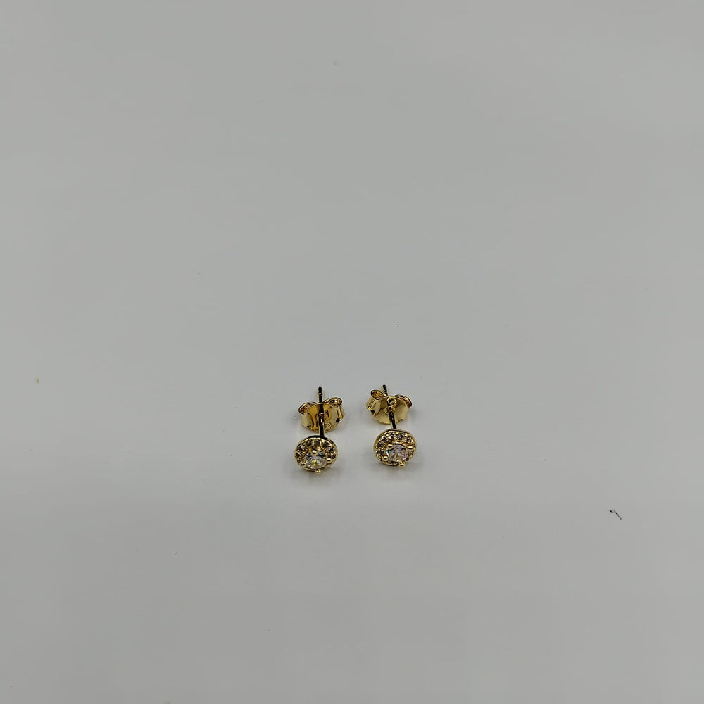Topos Destello · Oro laminado con circón