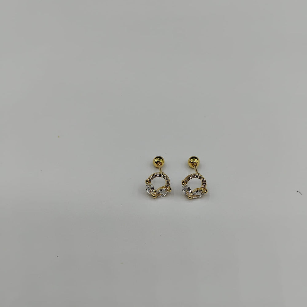 Topos Halo · Oro laminado con rosca de seguridad