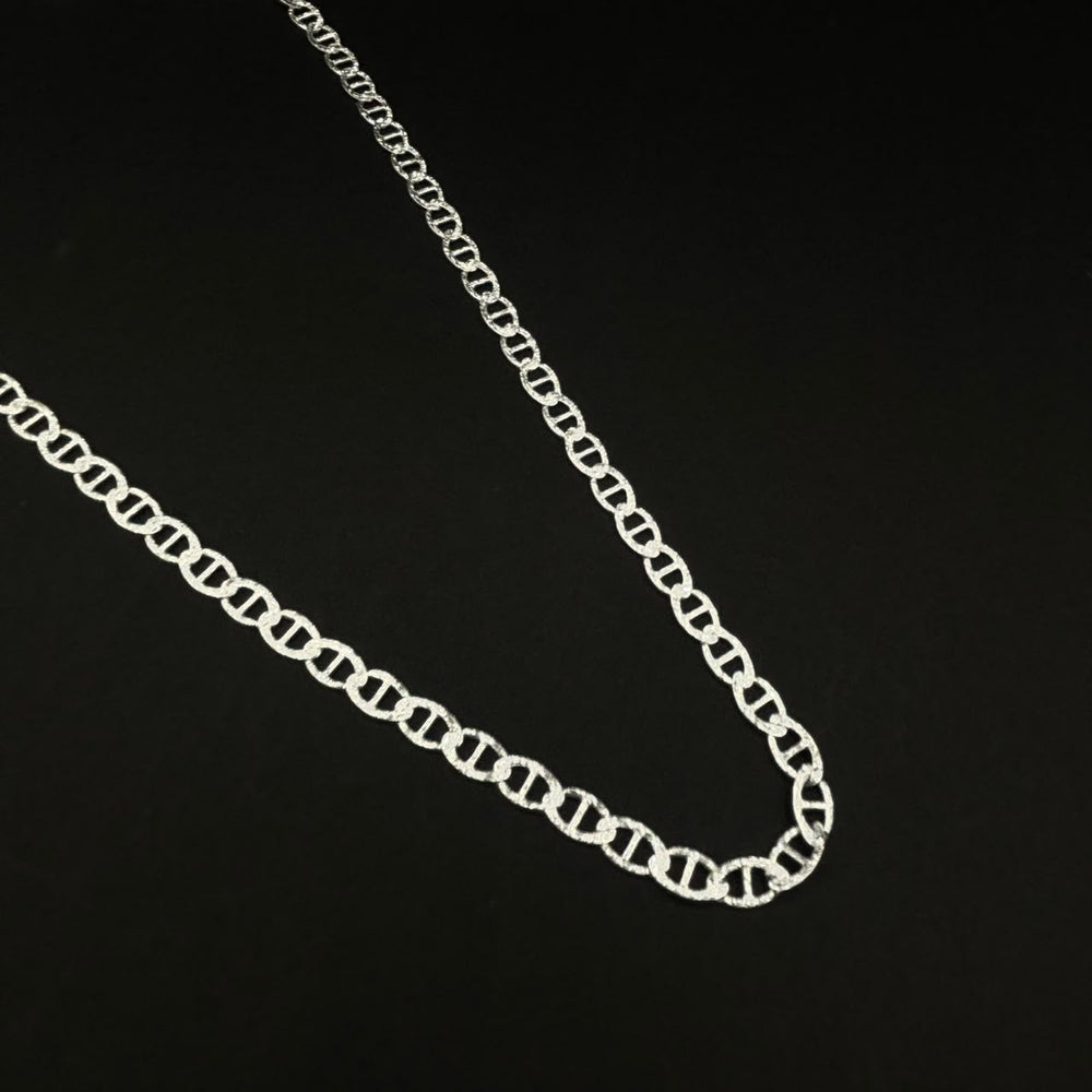 Cadena Escalera Toledo Gruesa · Plata 925, 50 cm · 4,5 mm