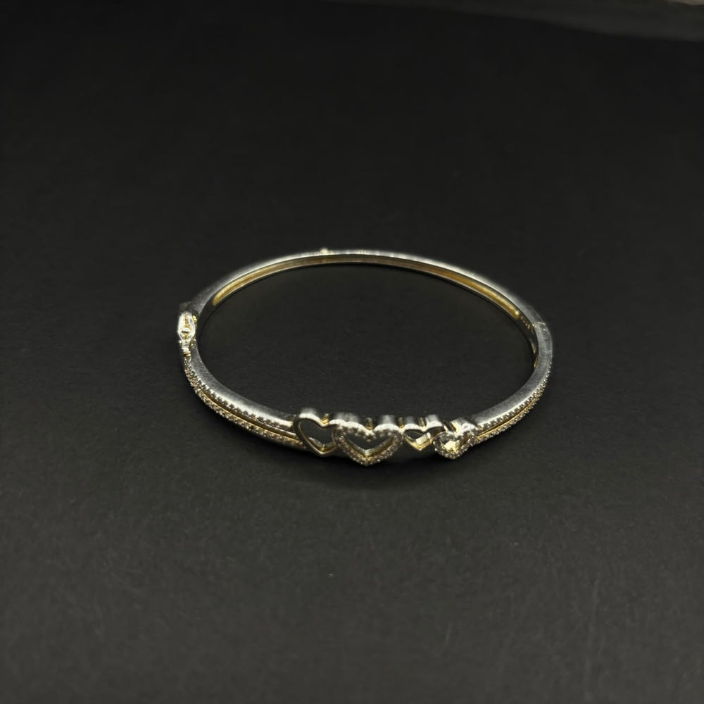 Brazalete Corazones · Plata