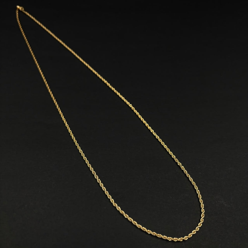 Cadena Lazo Sevilla · Oro laminado, 60 cm · 2,0 mm