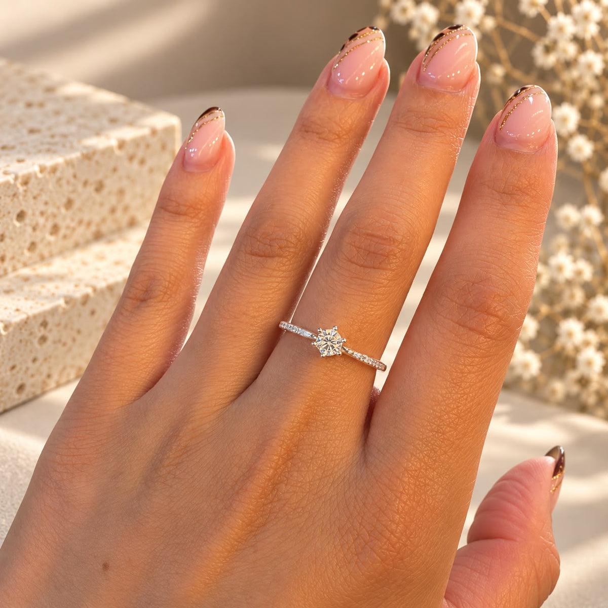 Anillo Florecita · Plata 925