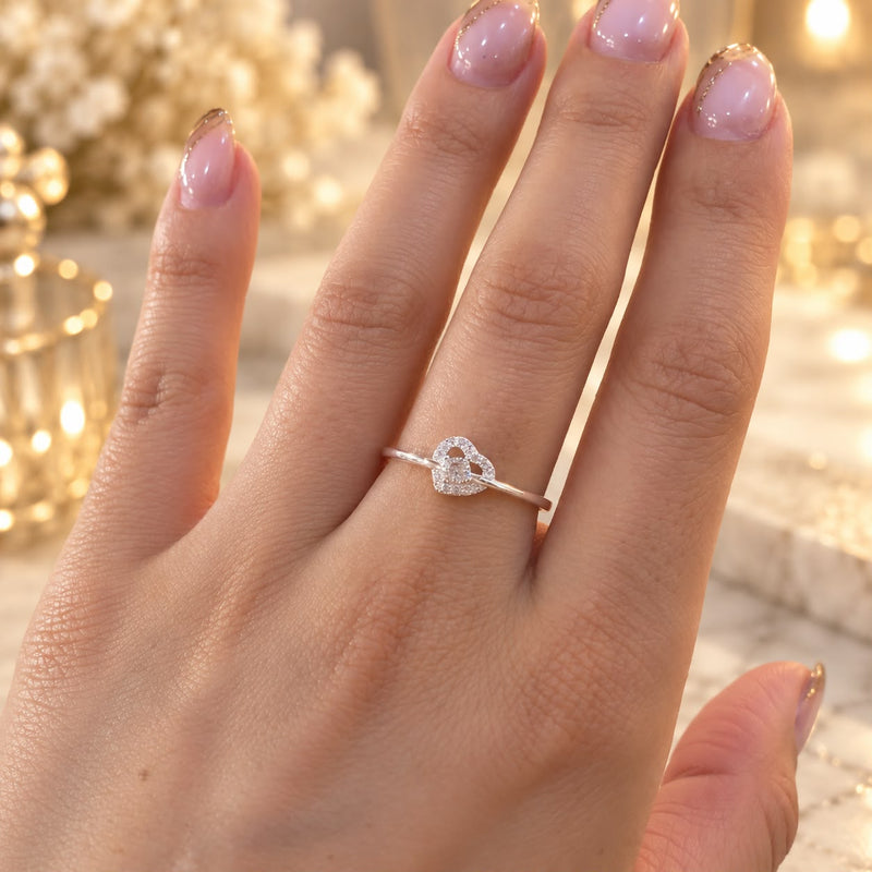 Anillo Corazón Dulce · Plata 925