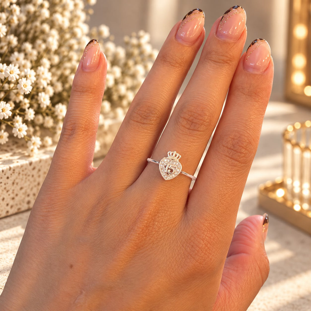 Anillo Quinceañera · Plata 925