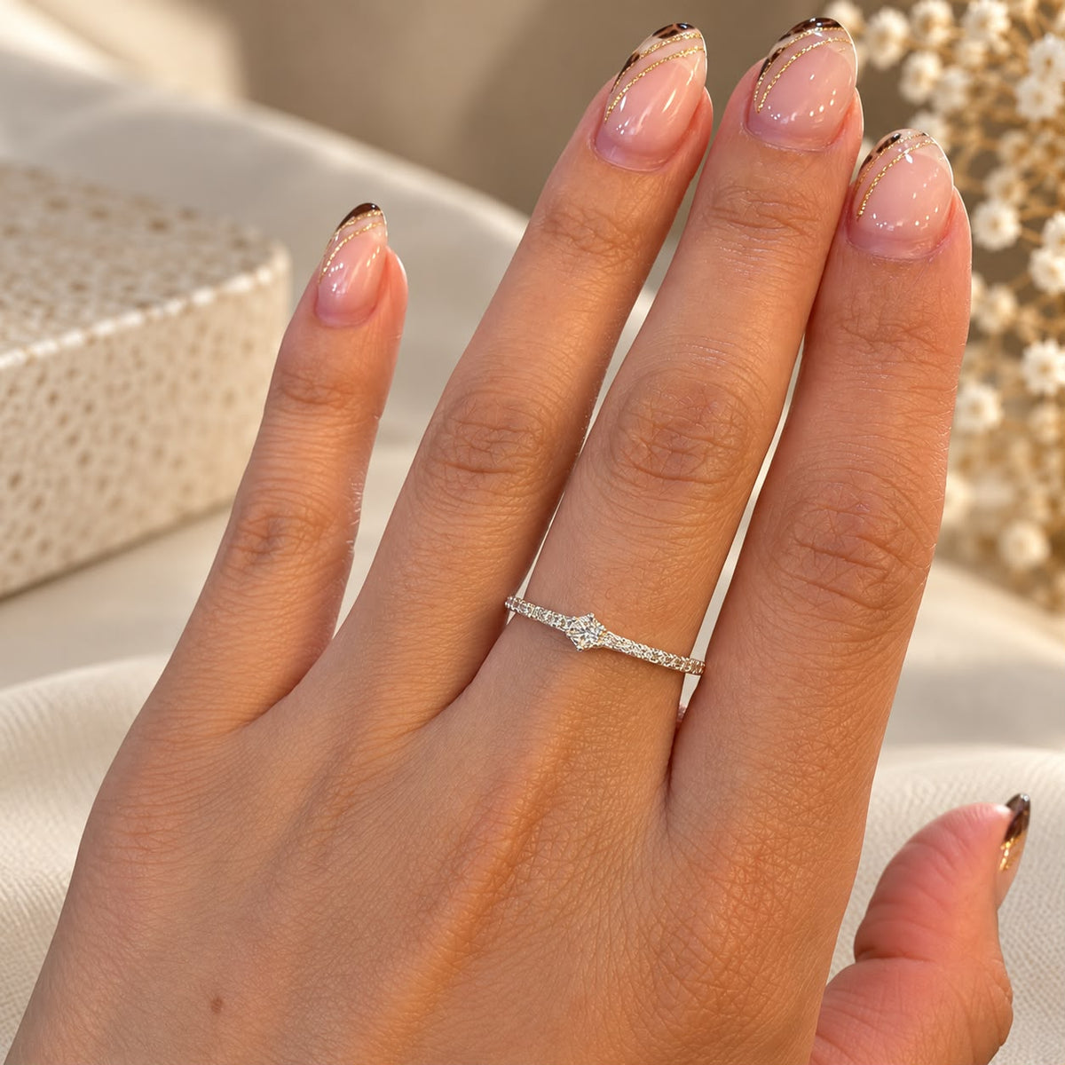 Anillo Hilo de Luz · Plata 925