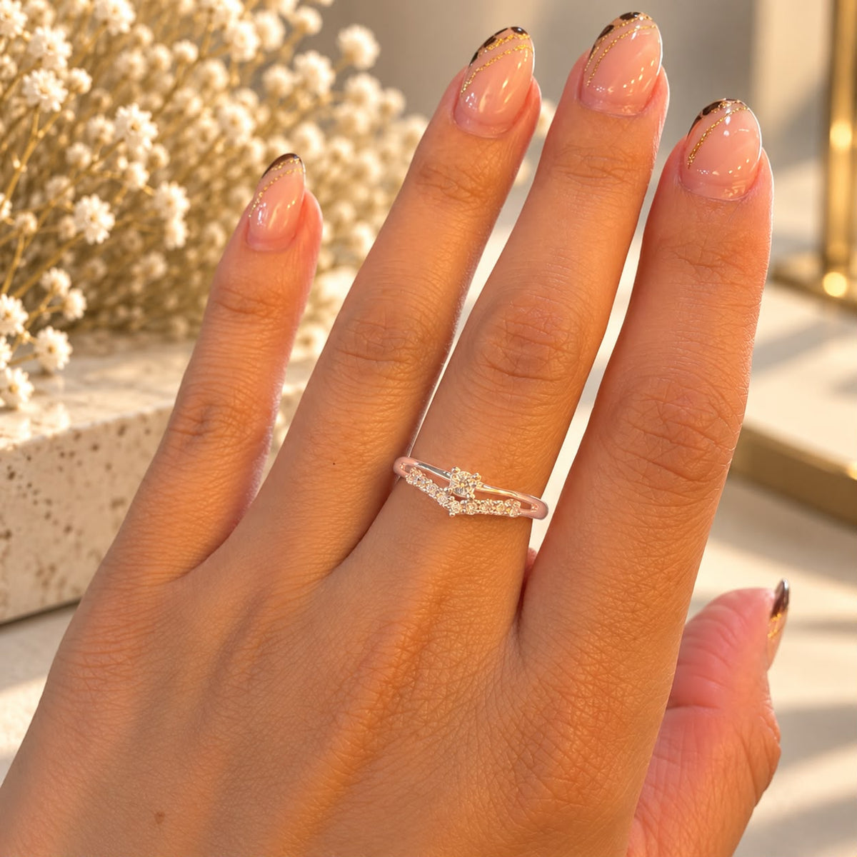 Anillo Tiara Delicada · Plata 925