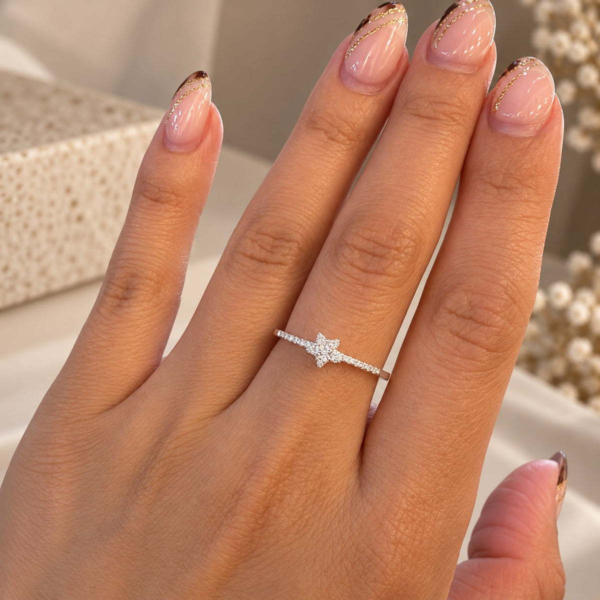 Anillo Estrella · Plata 925