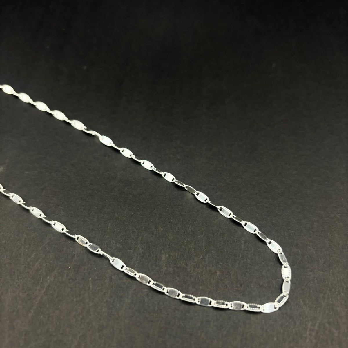 Cadena Escalera Toledo · Plata 925, 45 cm · 2,6 mm