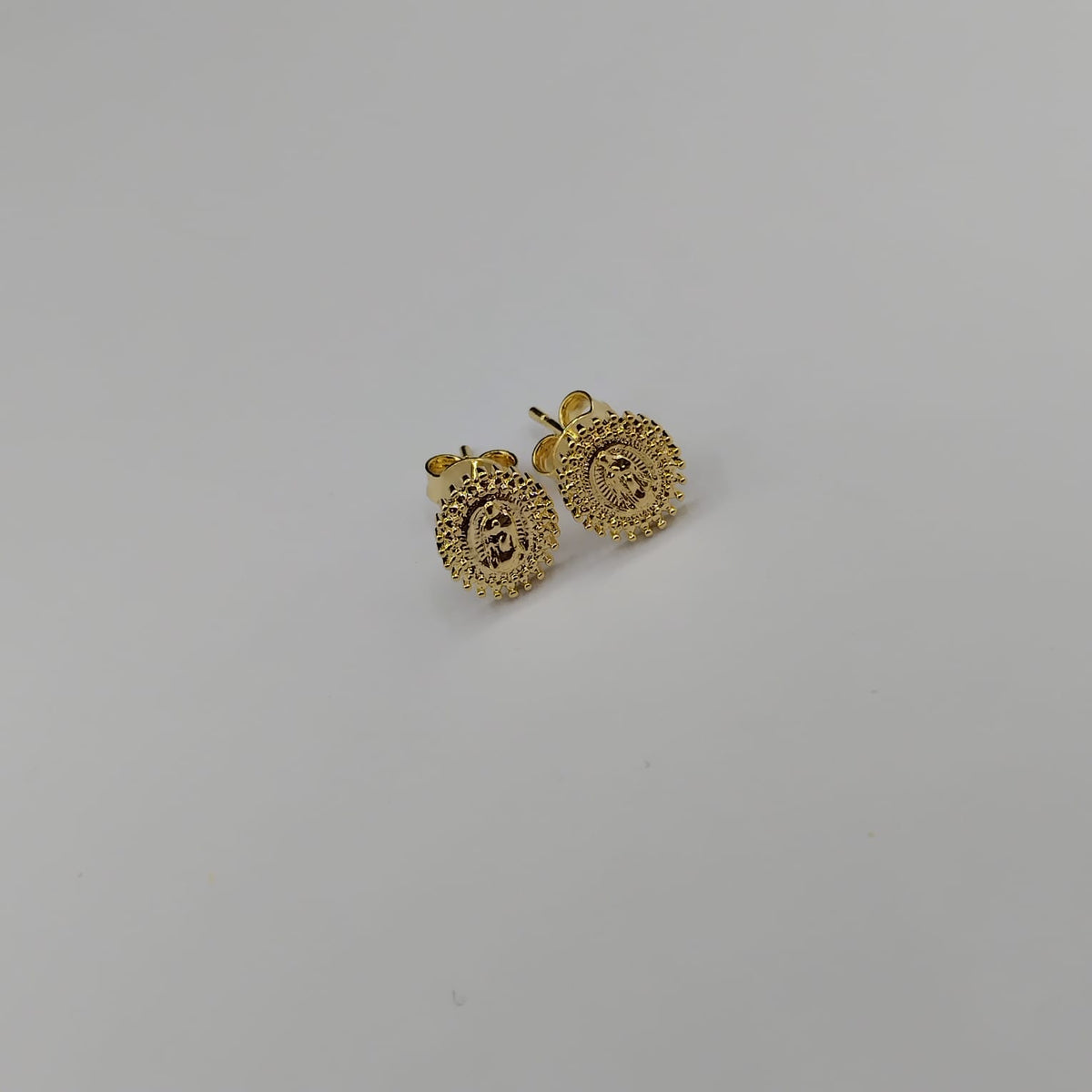 Topos Medalla Virgen · Oro laminado