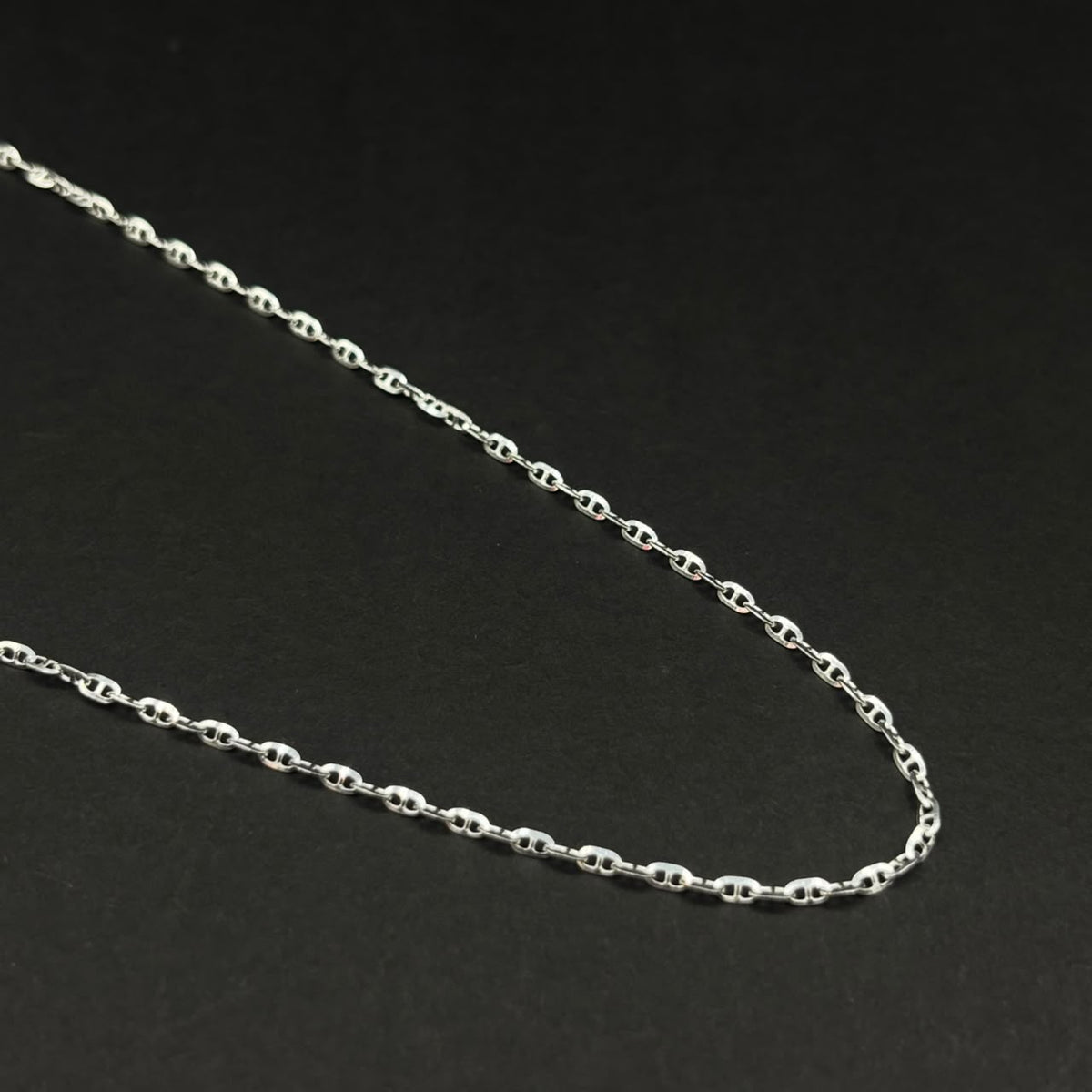Cadena Marinera Capri · Plata 925, 50 cm