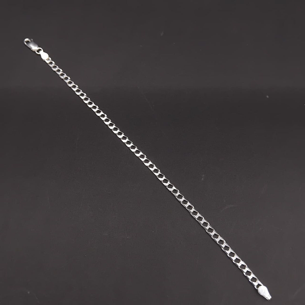 Pulsera Cubana Habana · Plata 925, 20 cm · 3,3 mm