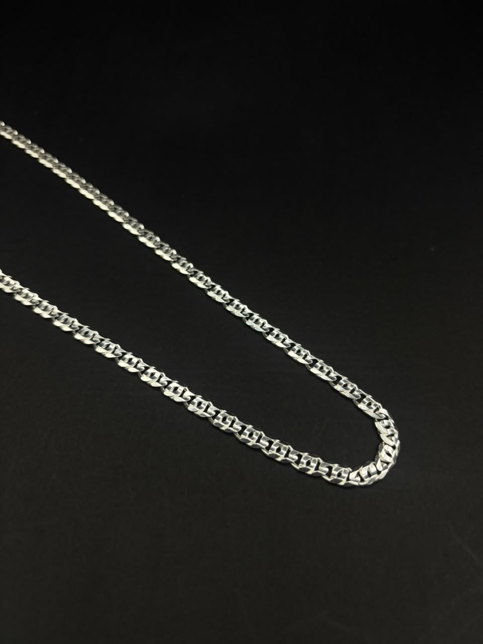 Cadena Cubana Habana · Plata 925, 50 cm · 4,9 mm