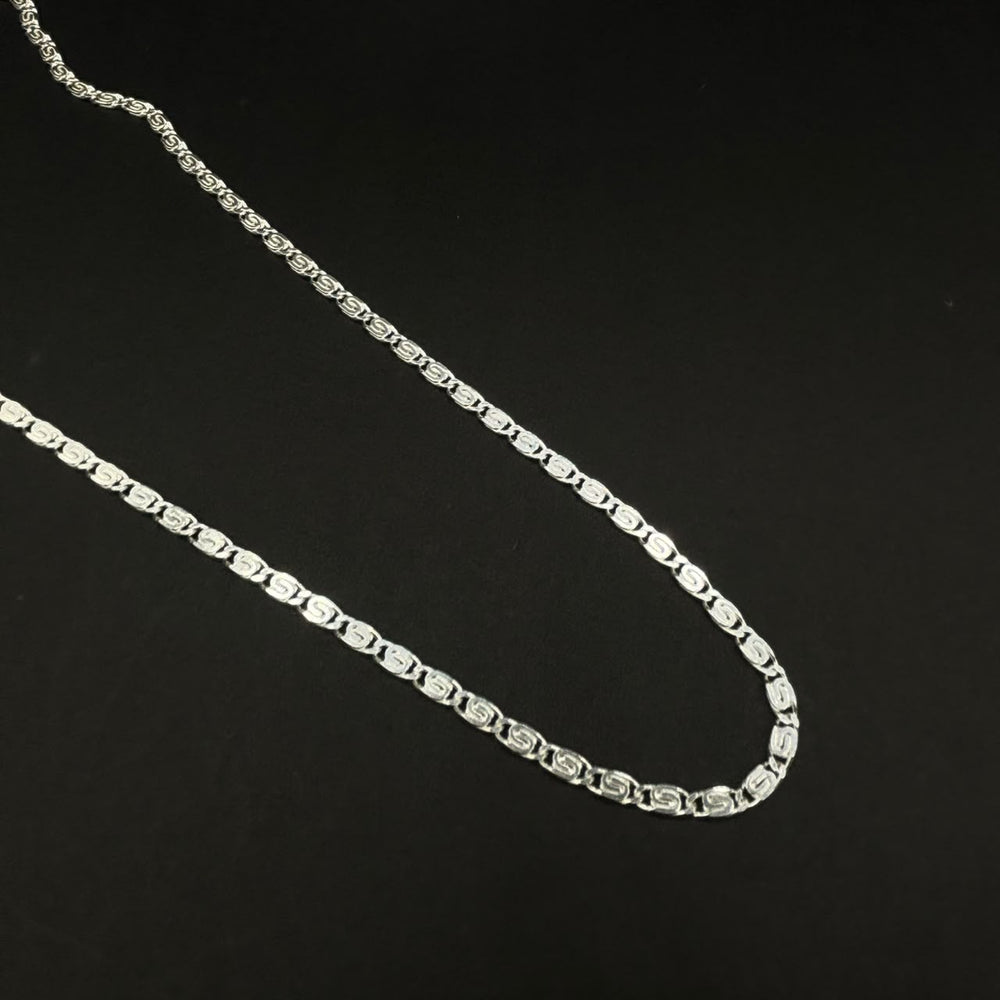 Cadena Rústica Andina · Plata 925, 60 cm · 3,2 mm