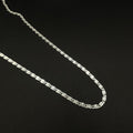 Cadena Rústica Andina · Plata 925, 60 cm · 3,2 mm