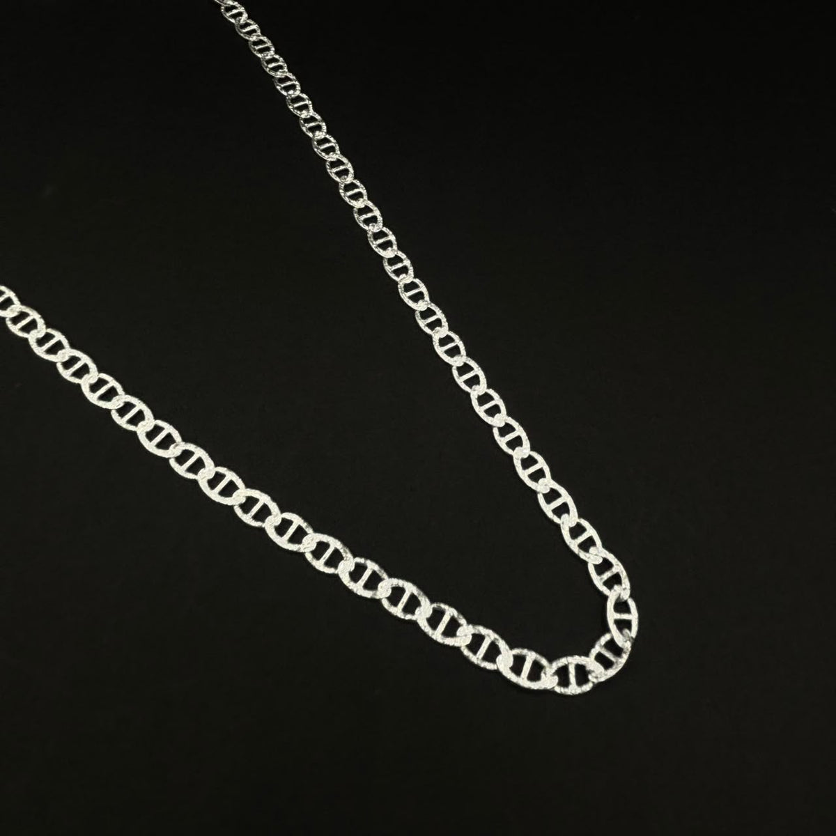 Cadena Escalera Toledo Gruesa · Plata 925, 50 cm · 4,5 mm