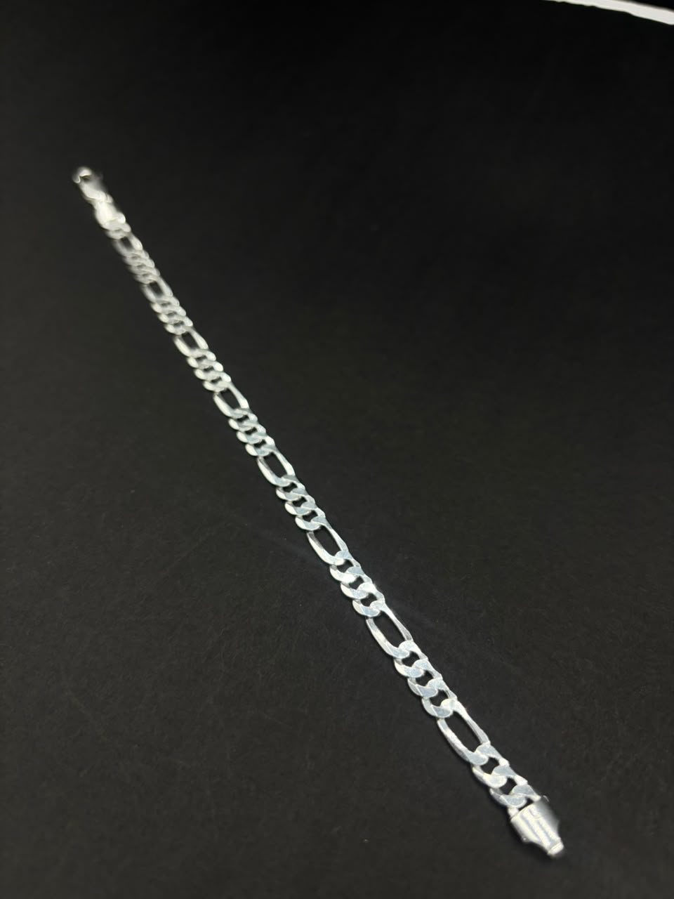 Pulsera Fígaro Roma Gruesa · Plata 925, 20 cm · 5,5 mm
