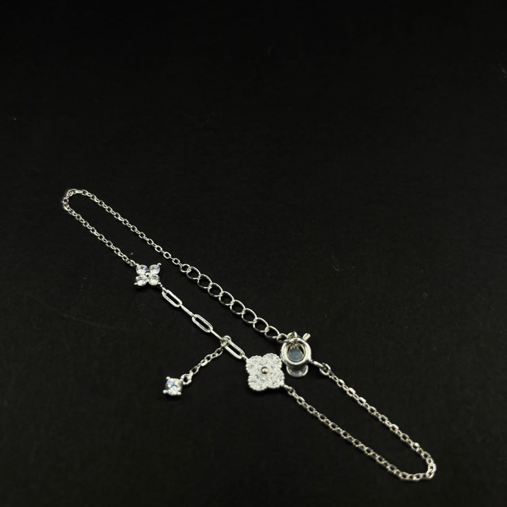 Pulsera Trébol Encanto · Plata 925