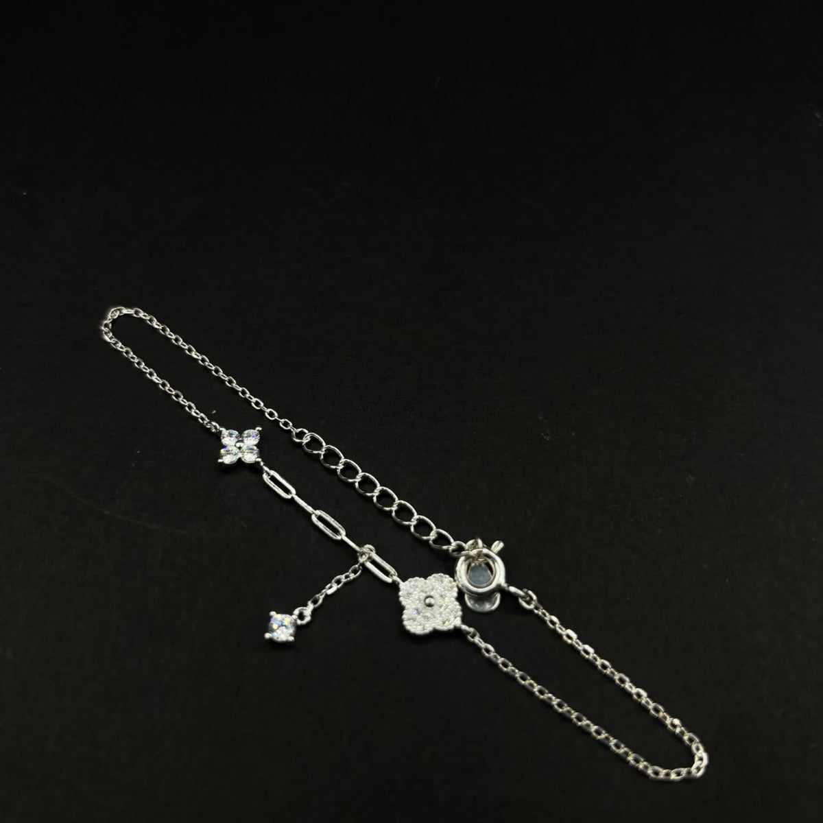 Pulsera Trébol Encanto · Plata 925
