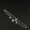 Pulsera Charms de Corazón · Plata 925