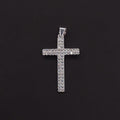 Dije Cruz Brillante · Plata 925 con circones