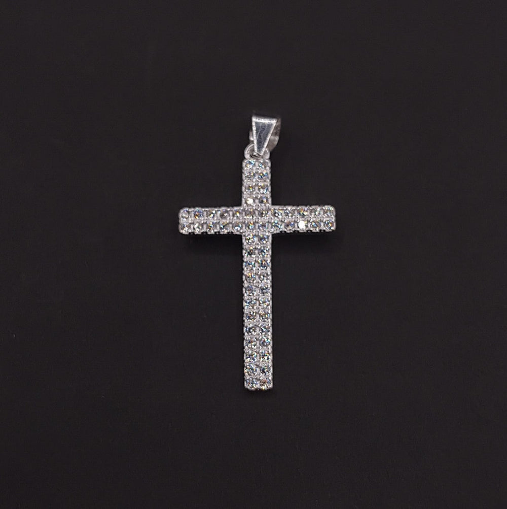 Dije Cruz Gala · Plata 925 con circones