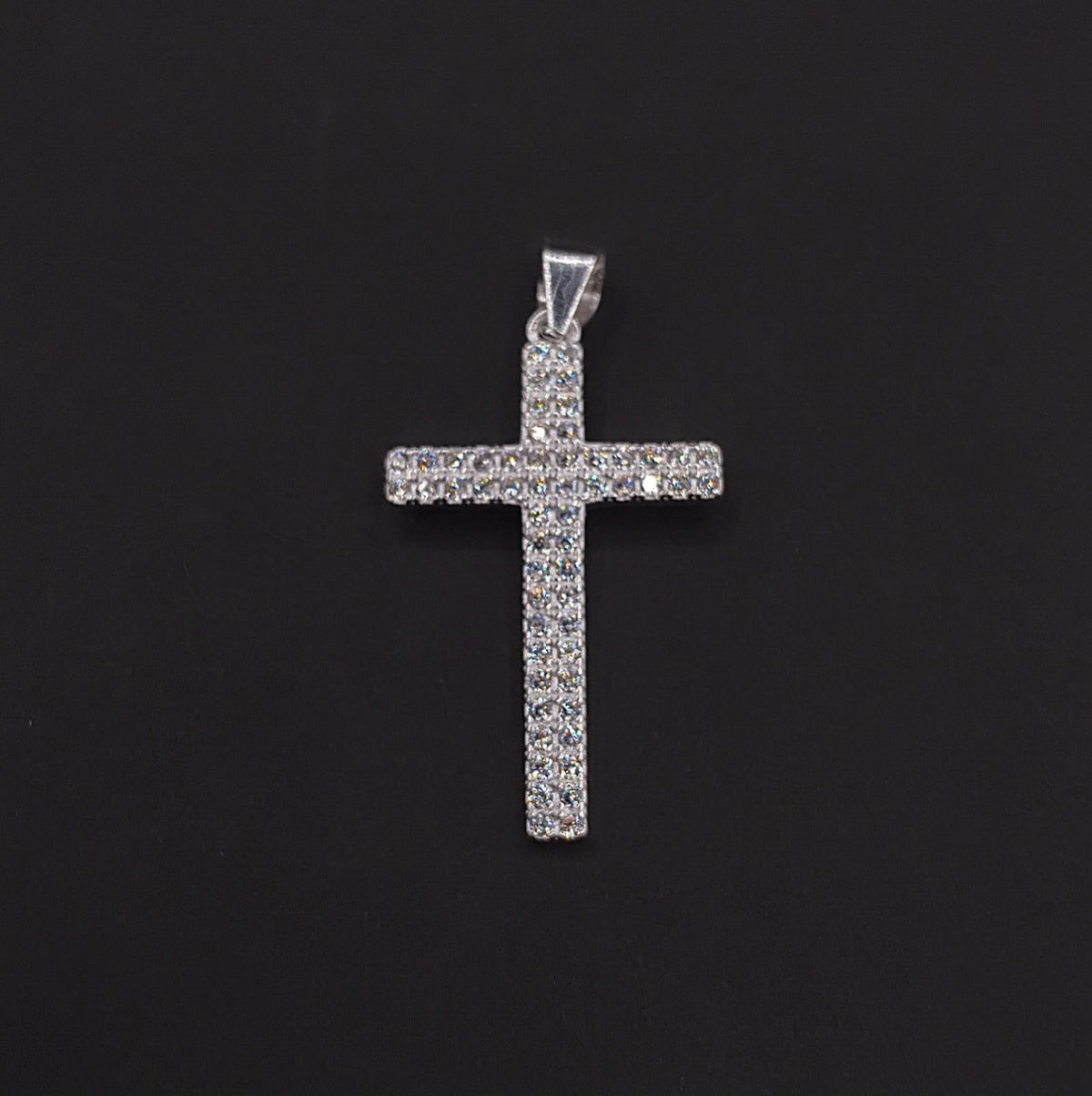 Dije Cruz Gala · Plata 925 con circones