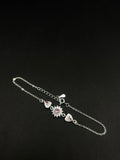 Pulsera Sol y Corazón · Plata 925