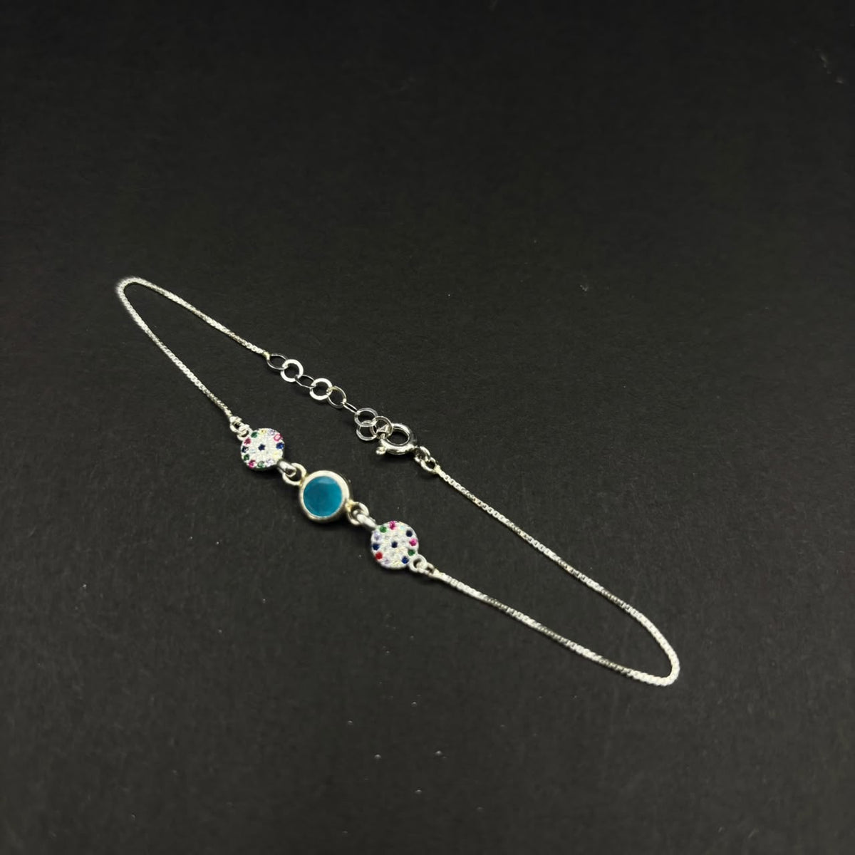Pulsera Turquesa Mar · Plata 925