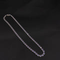 Collar Riviera Azul · Plata rodinada con piedrería azul y blanca