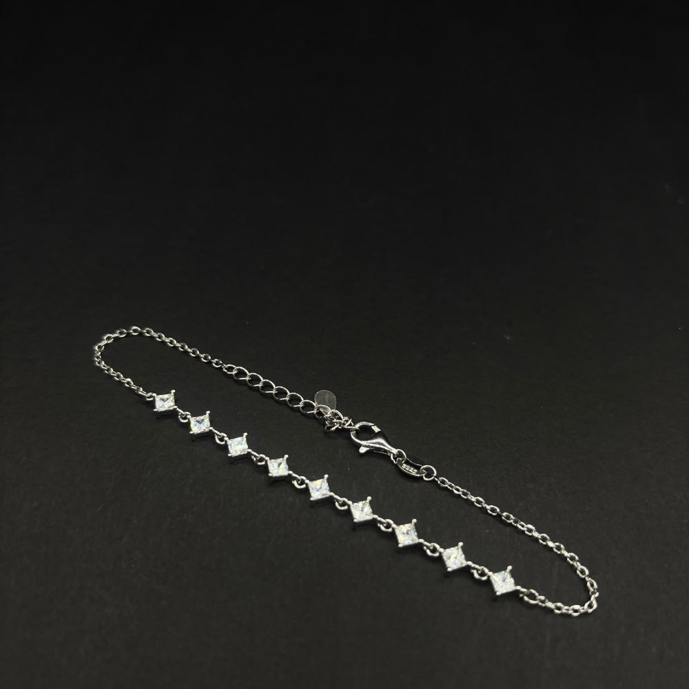 Pulsera Rombos de Luz · Plata 925