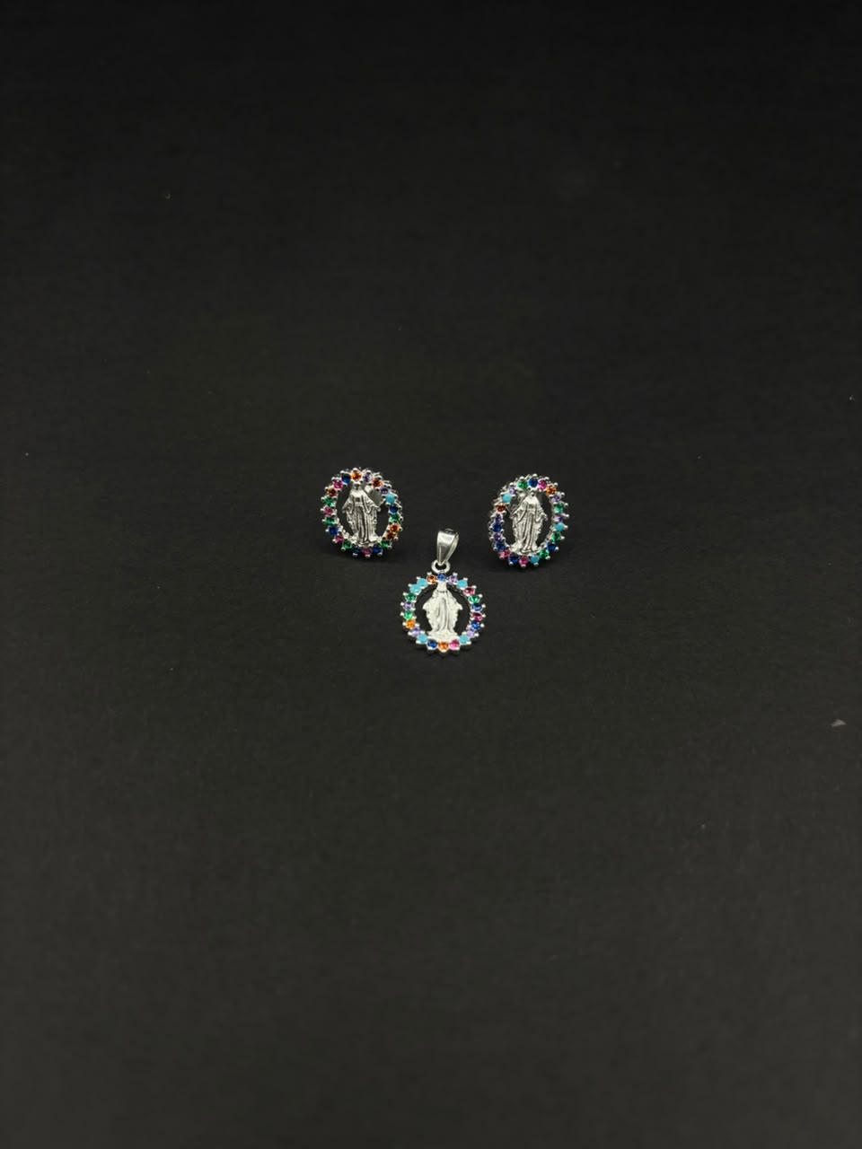 Set Milagrosa · Plata 925, topos y dije