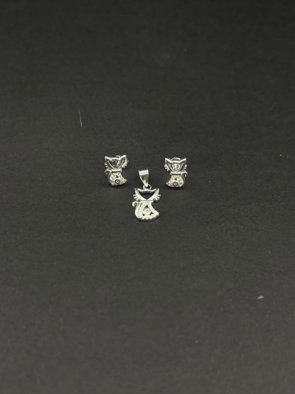 Set Gatito · Plata 925, topos y dije