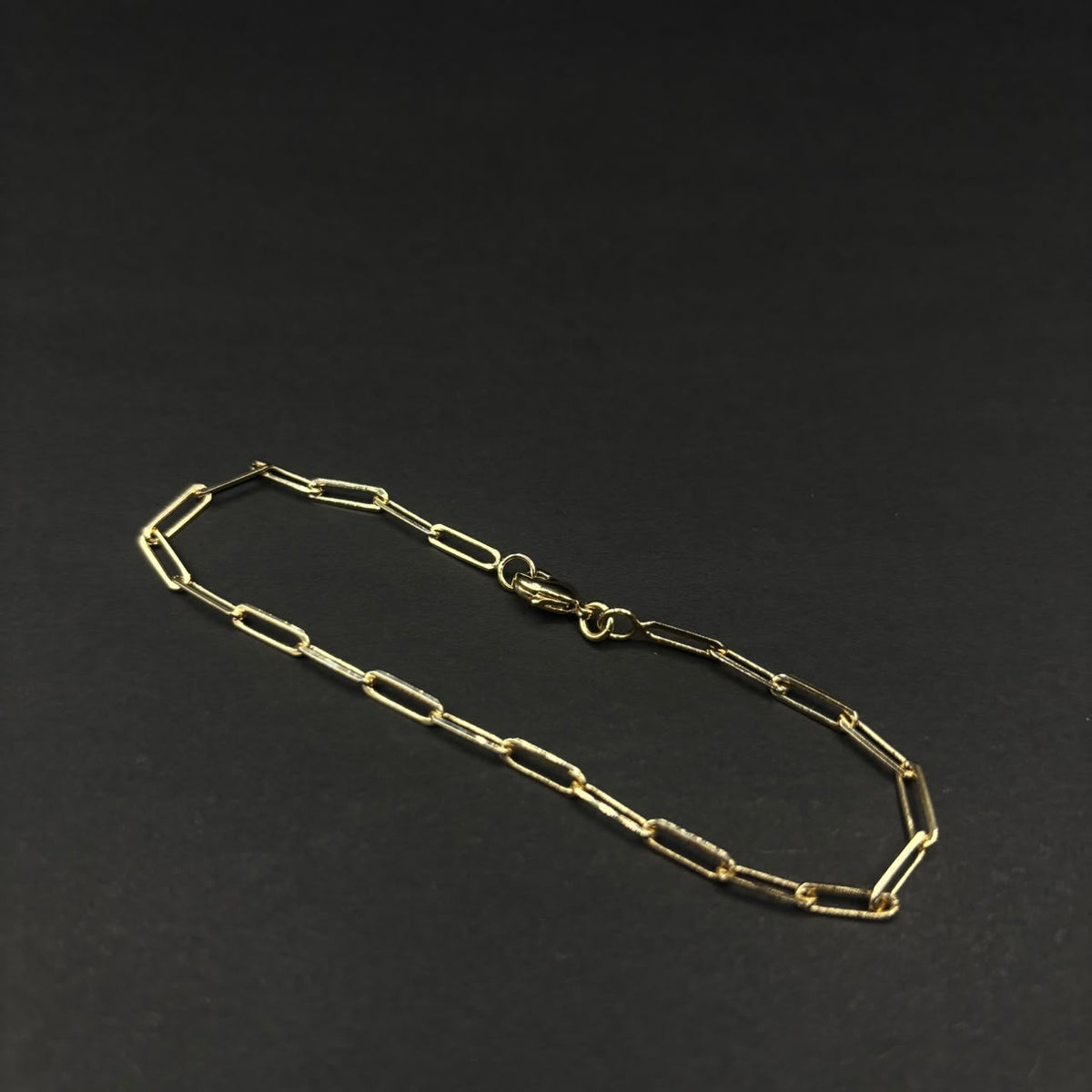 Pulsera Clip Milano · Oro laminado, 20 cm