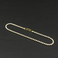 Pulsera Tenis Dorada · Oro laminado, 20 cm