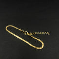 Pulsera Chinesca Seda · Oro laminado, 22 cm · 2,2 mm