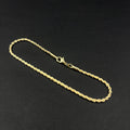 Pulsera Lazo Sevilla · Oro laminado, 21 cm · 1,9 mm