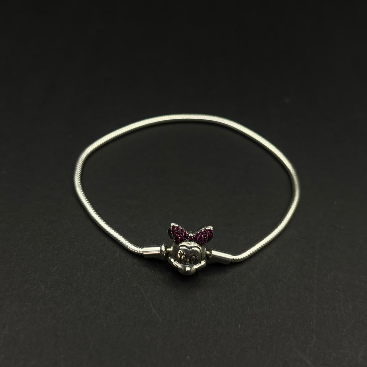 Pulsera Charm Moñito · Plata 925