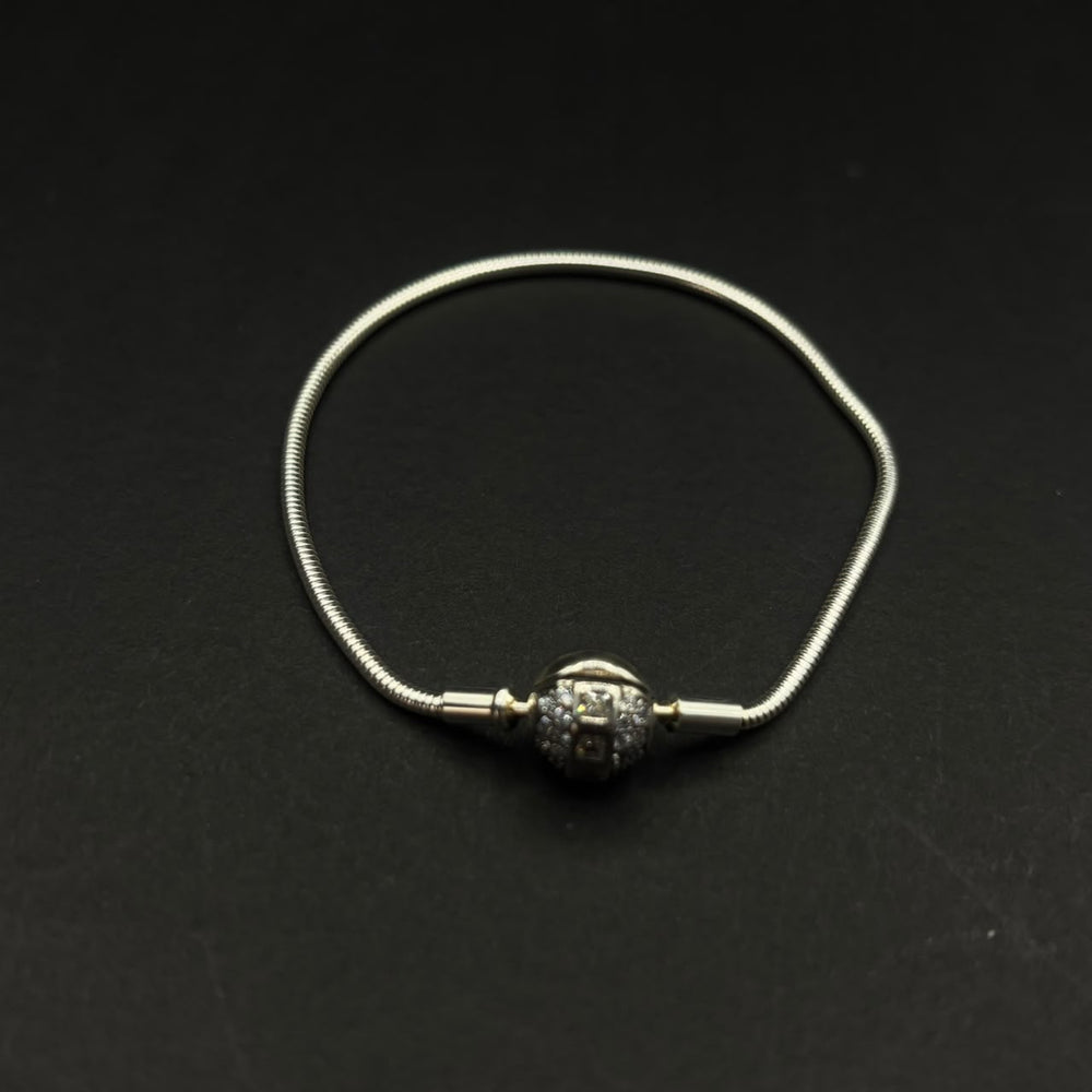 Pulsera Charm Vintage · Plata 925