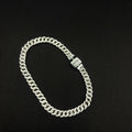 Pulsera Cubana Habana Gruesa · Plata 925, 21 cm