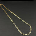 Cadena Fígaro Roma · Oro laminado, 60 cm · 4,5 mm