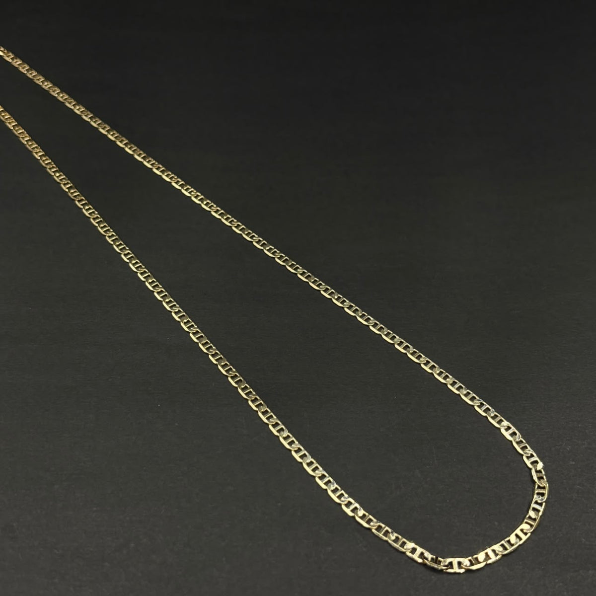 Cadena Escalera Toledo · Oro laminado, 60 cm · 3,7 mm