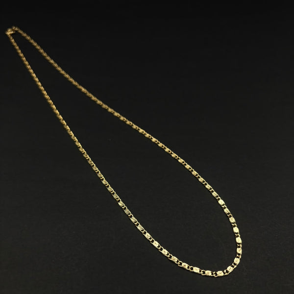 Cadena Rústica Andina · Oro laminado, 50 cm · 2,2 mm