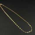 Cadena Marinera Capri · Oro laminado, 45 cm · 2,8 mm