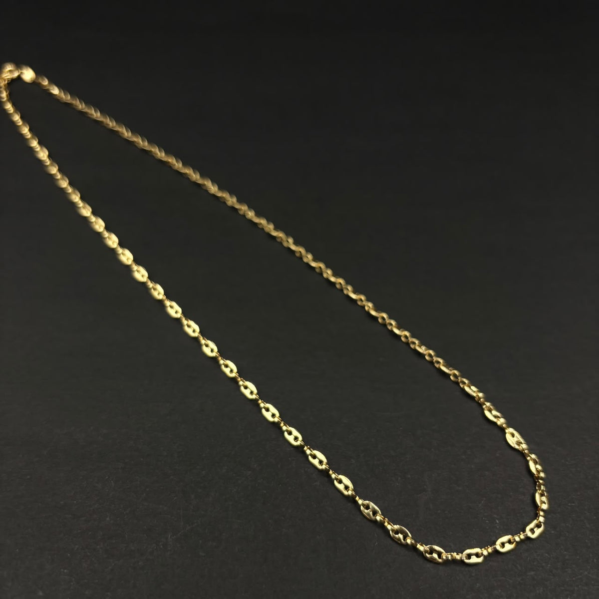 Cadena Marinera Capri · Oro laminado, 45 cm · 2,8 mm