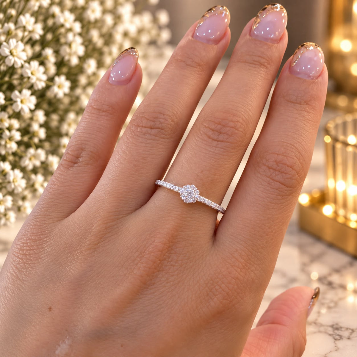 Anillo Delicado · Plata 925
