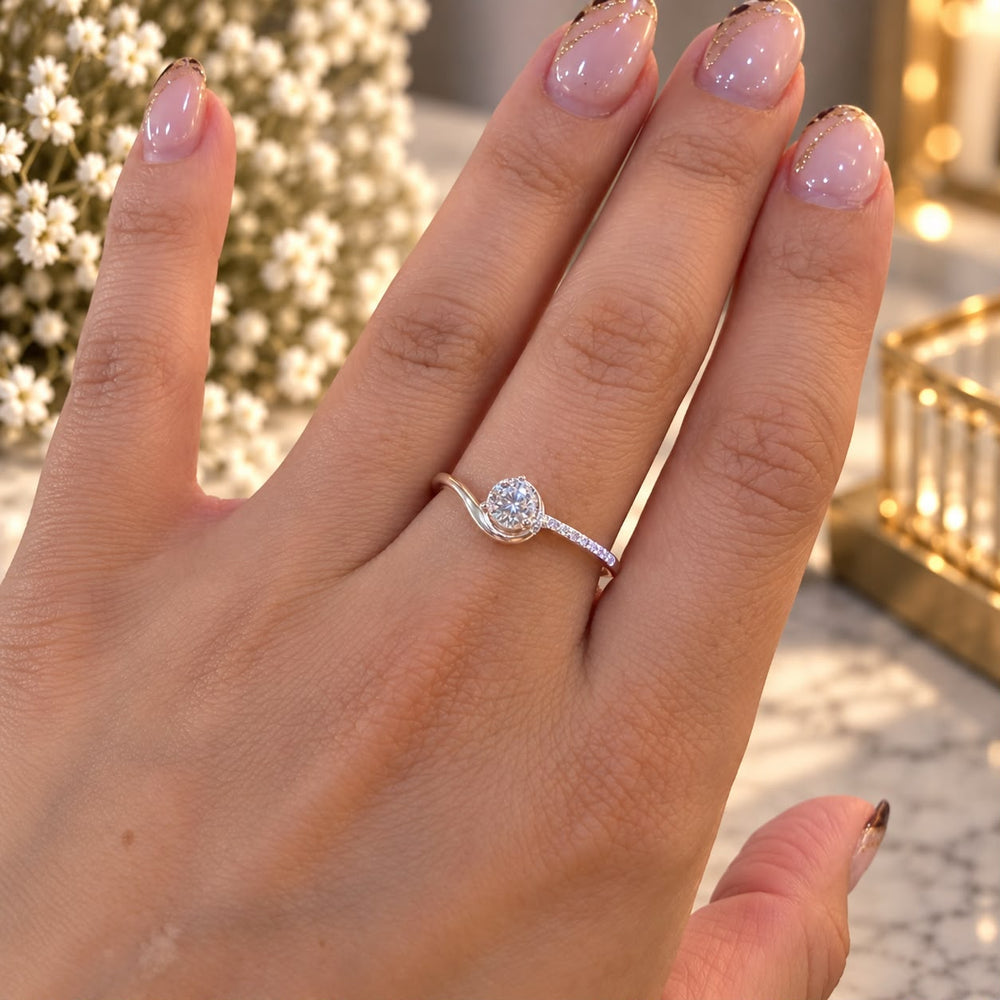 Anillo Gota de Rocío · Plata 925